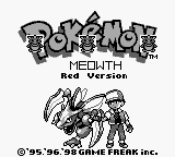 Pokemon Meowth (red hack) Title Screen